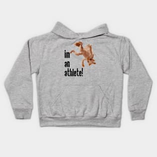 im an athlete! Kids Hoodie